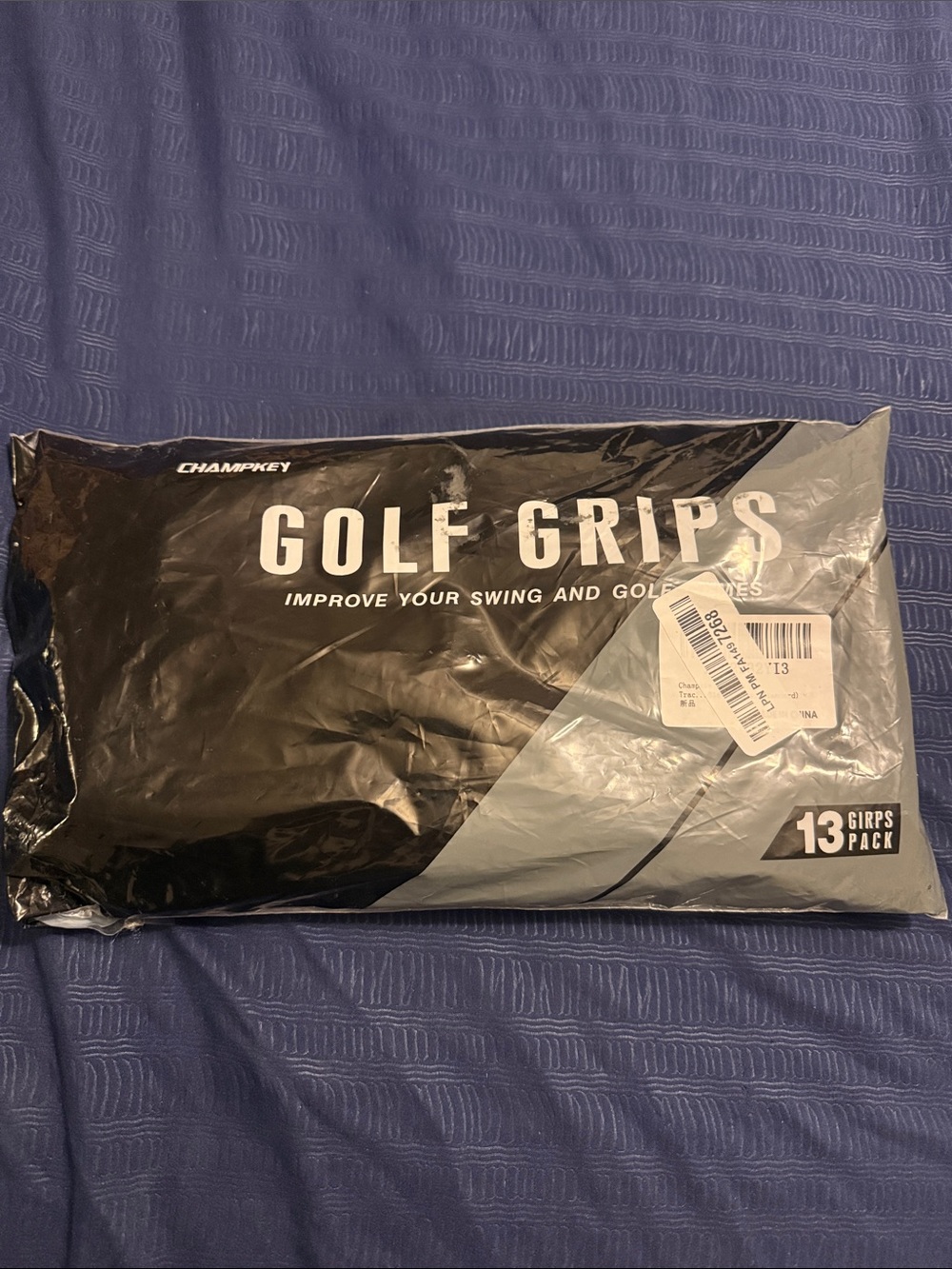 Black Golf Grips - 13 Pack